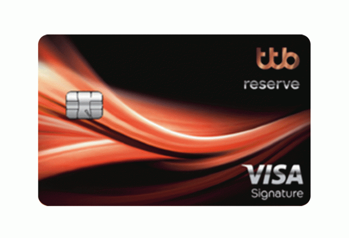 ttb reserve สิทธิประโยชน์ที่มอบไว้ให้ผู้ที่ถือบัตรเครดิต ttb reserve ...